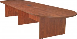 Racetrack Conference Table with Power
