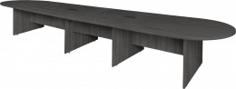 Racetrack Conference Table with Power