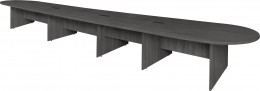 Racetrack Conference Table with Power