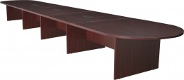 Racetrack Conference Table with Power