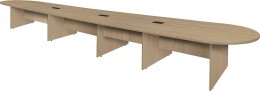 Racetrack Conference Table with Power