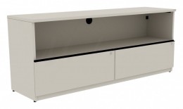Credenza with Drawers and Open Storage