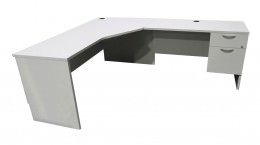 L Shaped Desk with Drawers - Concept 300 Series
