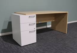 Rectangular Desk with Drawers - Contemporary and Affordable