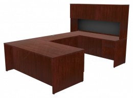 L Shaped Reception Desk with Drawers