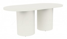 Racetrack Conference Table with Drum Base