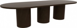Rectangular Conference Table with Metal Legs