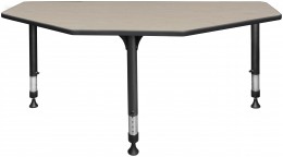 Adjustable Height L Shaped Desk