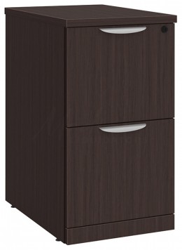 2 Drawer Mobile Pedestal - 28.25 Tall
