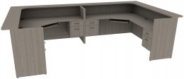2 Person Reception Desk