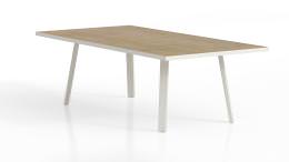 Rectangular Conference Table with Metal Legs - Quorum Multiconference