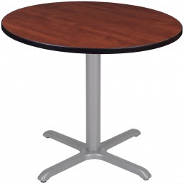 Round Table with Metal Base