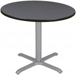 Round Table with Metal Base