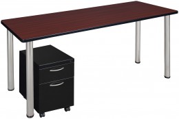 L Shaped Desk with Drawers