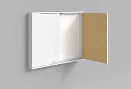 Dry Erase Whiteboard with Hinged Doors - Quorum Multiconference Series