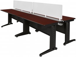 Peninsula Desk with Curved Edge