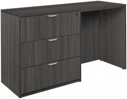 Standing Desk with File Cabinet