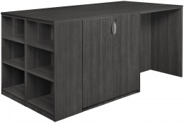 Stand Up Desk with Storage Cabinets
