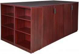 Storage Cabinet Quad with Bookcase