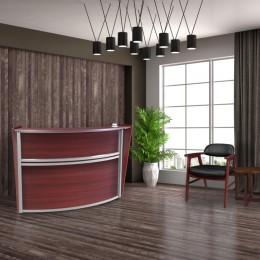 Curved Reception Desk