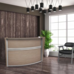 Curved Reception Desk