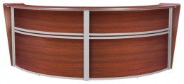 2 Person Curved Reception Desk