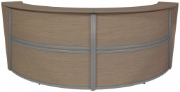 2 Person Curved Reception Desk