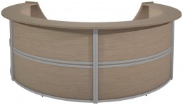 Curved Front Reception Desk