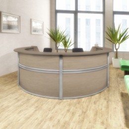 Curved Front Reception Desk