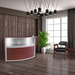 Curved Reception Desk