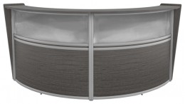 2 Person Curved Reception Desk