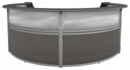 Modern Receptionist Desk with Storage