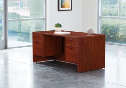 Rectangular Desk with Drawers