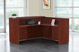 L Shaped Reception Desk