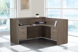 Modern L Shaped Reception Desk