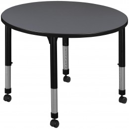 Rolling Adjustable Classroom Table
