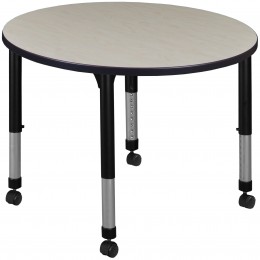 Rolling Adjustable Classroom Table