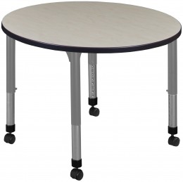 Rolling Adjustable Classroom Table