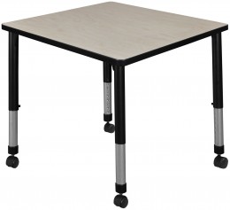 Rolling Square Classroom Table