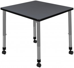 Rolling Square Classroom Table
