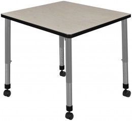 Rolling Square Classroom Table