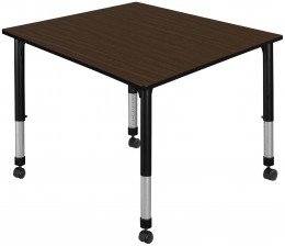 Large Adjustable Rolling Table