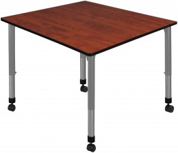 Large Adjustable Rolling Table