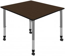 Large Adjustable Rolling Table
