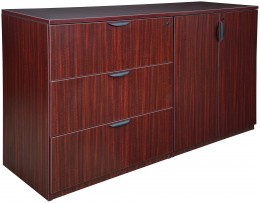 Lateral File Credenza with Shelves