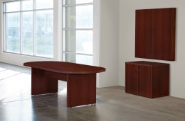 Conference Table with Storage and Whiteboard