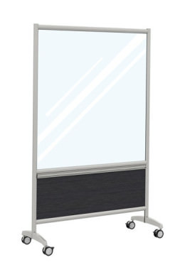 Mobile Glass Dry Erase Whiteboard