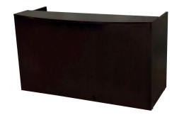 Reception Desk with Curved Transaction Counter - Express Laminate