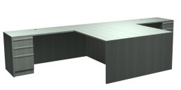 T Shaped Desk for Two People