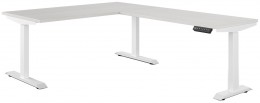 L Shape Height Adjustable Desk